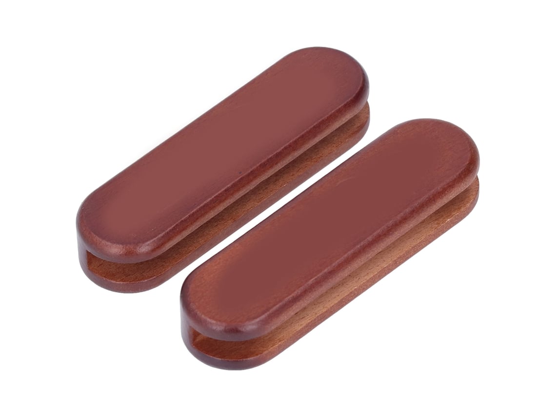 Mango De Madera Portátil Anti-quemaduras Para Ollas Y Sartenes, Ideal Para Acampar, 2 Piezas