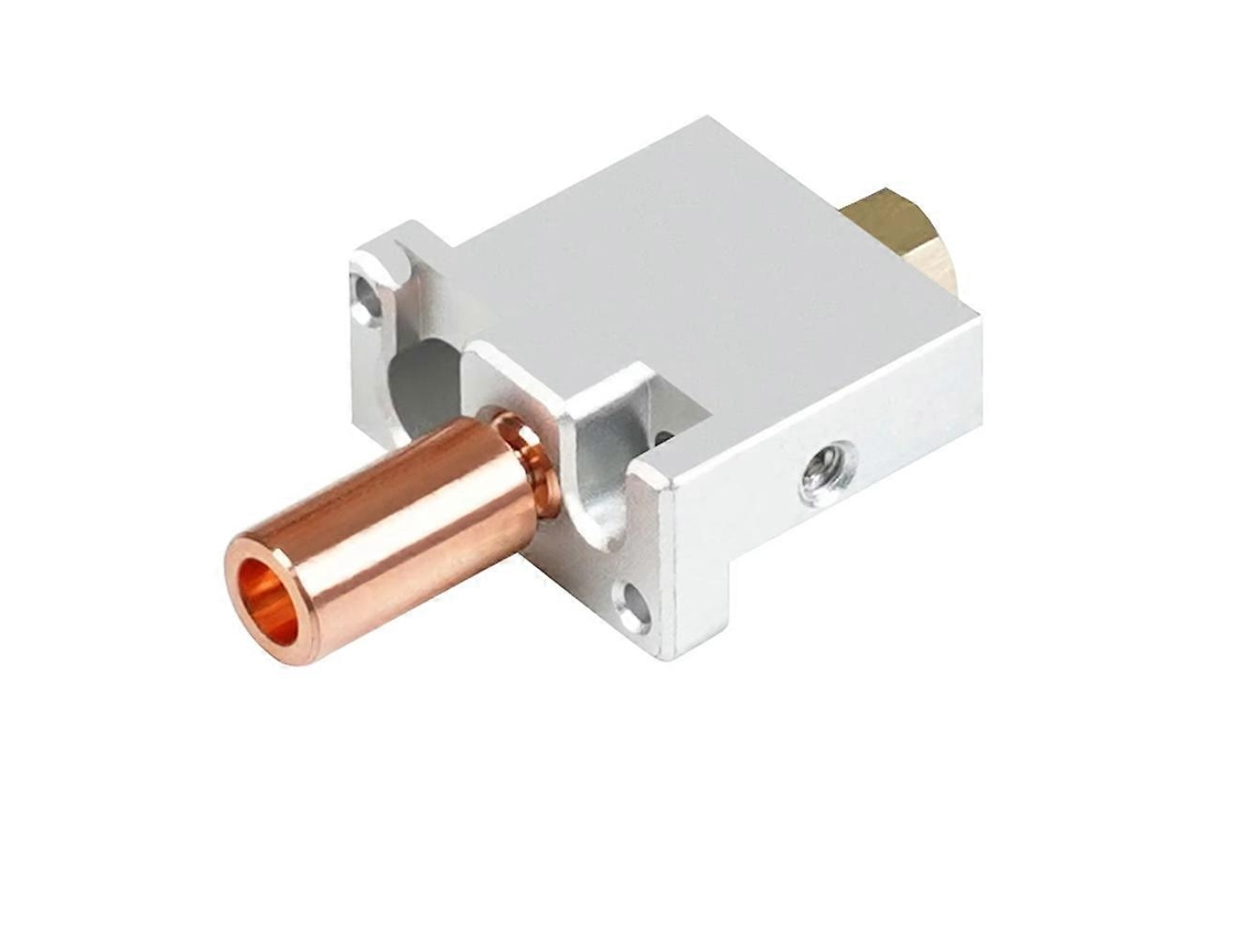 For V400 3d Printer Hotend Nozzle Extruder Parts Print Head Brass Heat Block Throat Copper Plated