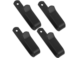 Juego De 4 Gancho De Hierro Negro Compacto