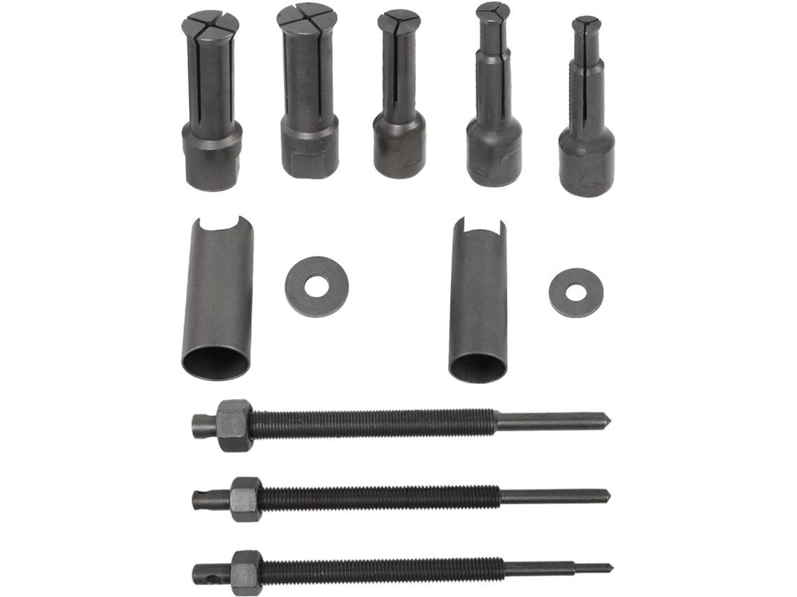 Extractor de cojinetes interiores de motocicleta de 9 x 23 mm, extractor de cojinetes de rueda (5 abrazaderas abiertas)