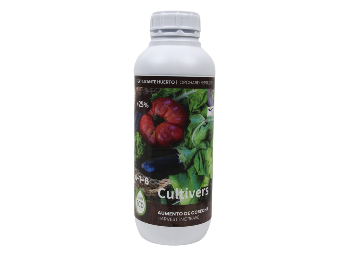 CULTIVERS Fertilizante Frutales Ecológico 1 L Abono Líquido Intensifica el Sabor y Aumenta el tamaño. 100% Orgánico