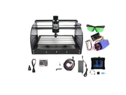 Fresadora CNC de 3 ejes, grabado láser y fresadora, con función táctil y láser de 10 W.