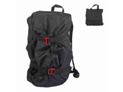 Mochila De Escalada Con Kit De Cuerda, Bolsa Plegable Con Correa Para El Hombro Para Acampar Y Hacer Senderismo Al Aire Libre (negra)