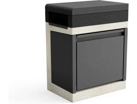 Modulo con Cubo de Basura para Barbacoa TUOZI Kitaway (Blanco, Negro - 42x63x81cm)