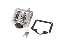 Cerradura De Acero Inoxidable Para Caja De Herramientas De Camión Con Manija En T Plegable Y Llave Multifuncional.