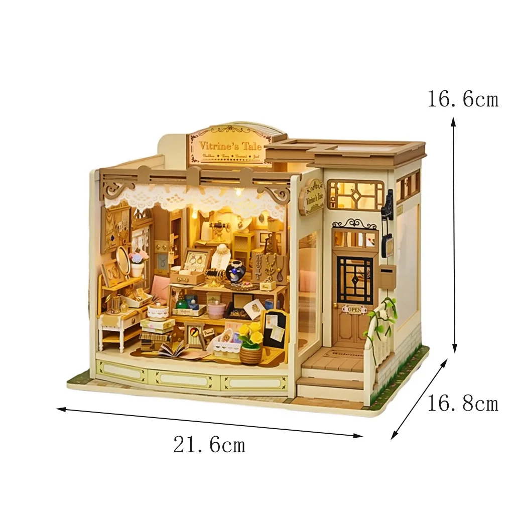 Kit De Maquetas De Madera Para Armar Casas En Miniatura