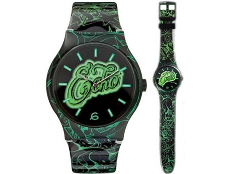 Reloj MARC ECKO Hombre (Piel - Verde)