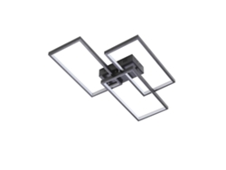 Zmh Lámpara De Techo Led De Metal De Diseño Moderno
