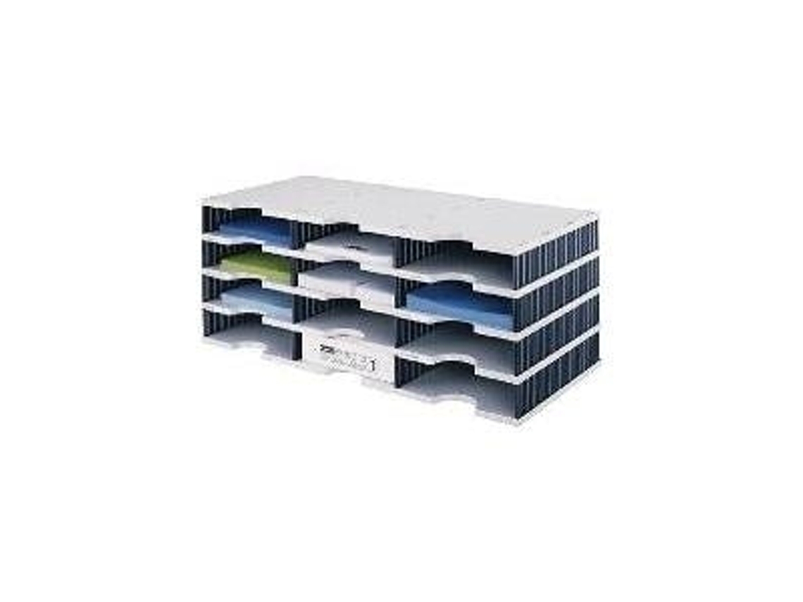 Styrodoc Trio Dateiablagebox Poliestireno Grado Schwarz (268 0304 98)
