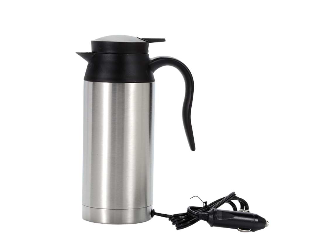 Cafetera Eléctrica Para Coche De 12 V Y 24 V, De Acero Inoxidable 304, 750 Ml, Con Ebullición Automática, Ideal Para Viajes.