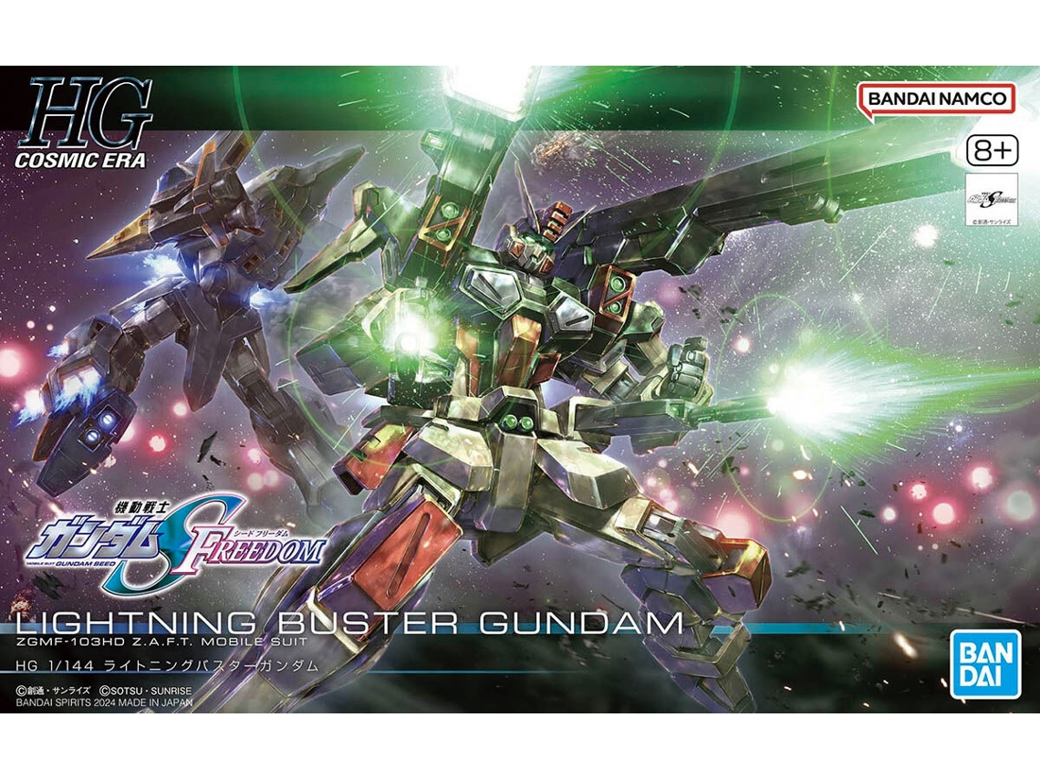Hg 1/144 Lightning Buster Gundam (es)