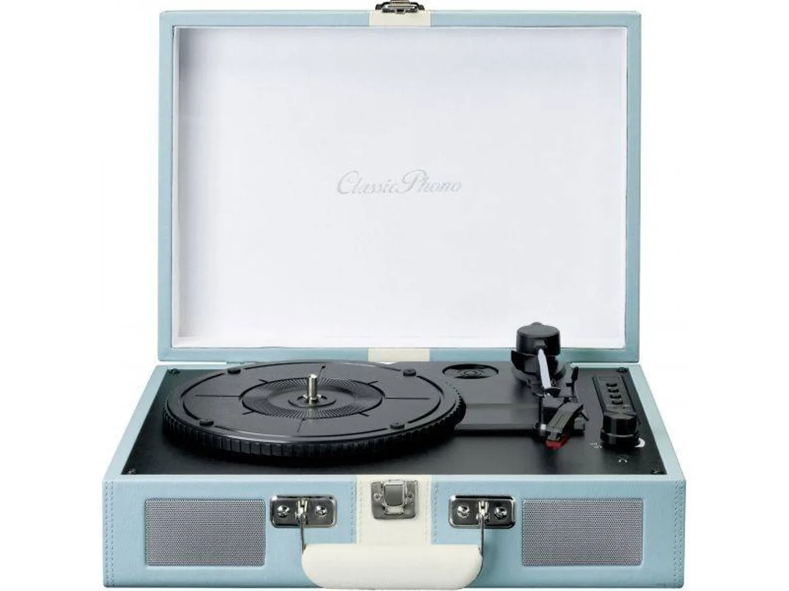 Tocadiscos LENCO TT 110 AZUL (Semiautomático - Velocidad: 33 1/3 - 45 - 78)