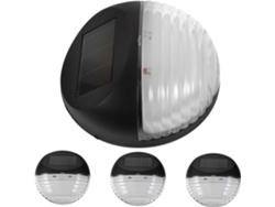 Juego De 4 Luces Solares Led Para Jardín, Listas Para Instalar.