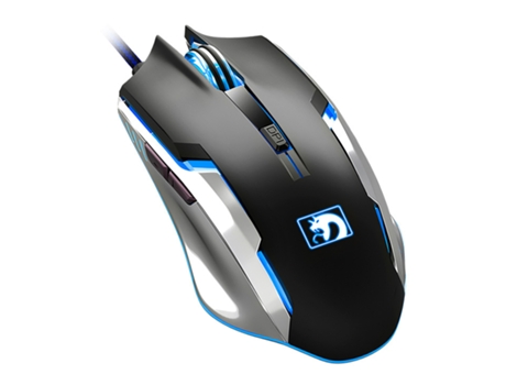 Ratón con cable Ergonómico Antideslizante Luminoso Profesional Respuesta rápida DPI Ajustable 5 botones Ratón para juegos Ratones ópticos con cable...