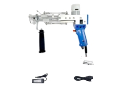 Juego de pistola para mechones, pistola eléctrica para mechones, pistola para mechones de 7-21 mm, azul