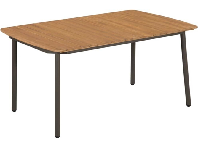 Mesa Jardin VIDAXL Marrón Madera (60x60x35 cm)