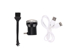 Afeitadora Eléctrica Usb Mini Portátil Para Barba Y Pelo Hombre Maquinilla De Afeitar Trimmer (negro)