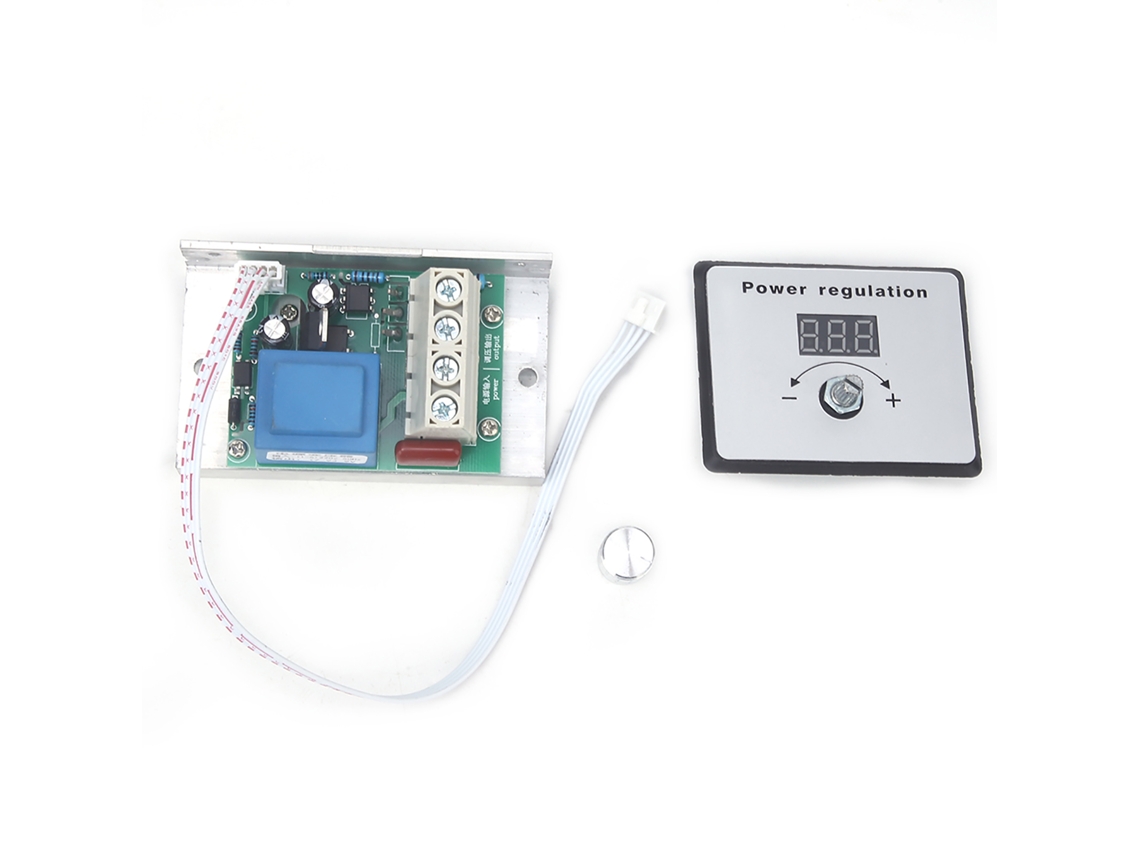 Módulo Regulador De Voltaje Ca De 10000 W Y 80 A Con Potenciómetro Ajustable Y Control Plc.
