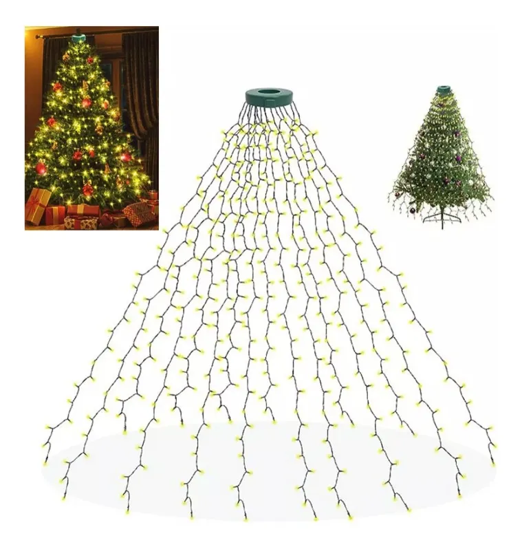 Nueva cadena de luces para árbol de Navidad con 8 modos Vayotoy