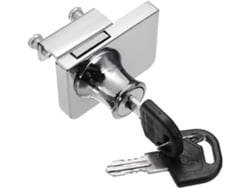 Cerradura Para Puerta De Vitrina (2 Llaves - Acero Inoxidable), Resistente, Multifunción, Viaje, Hogar, Camping