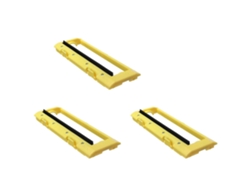 3x The Yellow Main Brush Cover Of The Sweeper Is Suitable For Ilife A4 A4s T4 X430 X432
