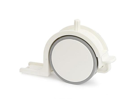 Rueda nido toscana blanco sp40 con freno para embutir. con freno.