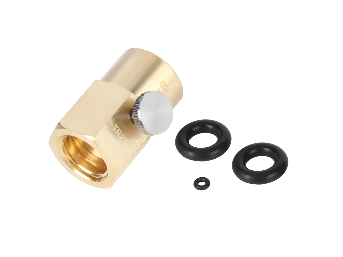 Adaptador de recarga de CO2 CGA320 para TR21.4 | SIN MARCA