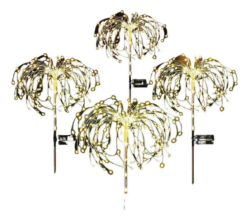 Nuevo kit de luz solar, diente de león con 4 LED Paravayotoy