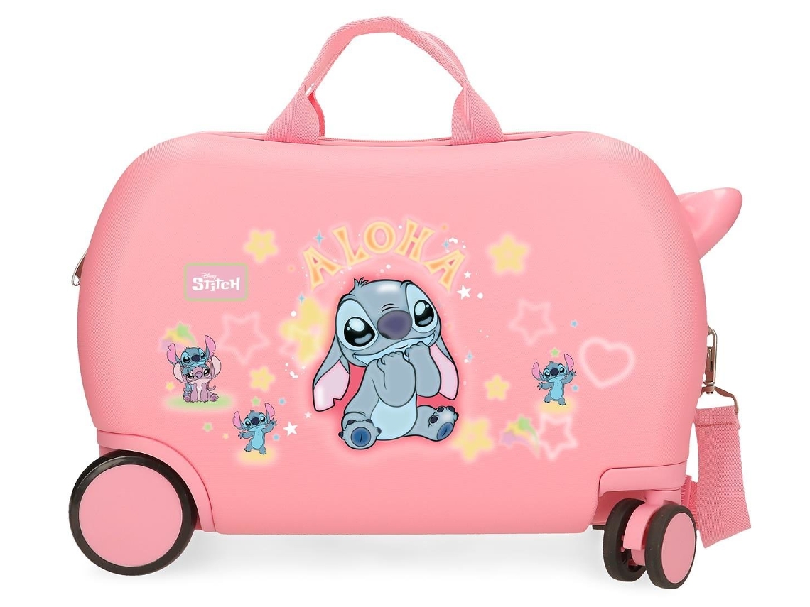 Maleta infantil Disney Stitch Youme rosa (31x45x20cm - 28l)