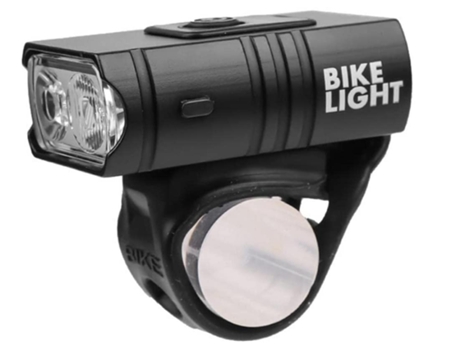 Luces de bicicleta Luz delantera de bicicleta Impermeable 6 modos Ciclismo de carretera Led Luz trasera de bicicleta Montaje-Negro ENZONS