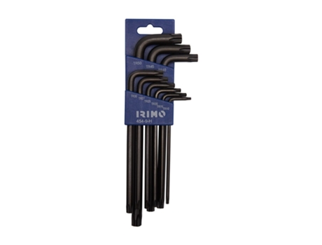 Petaca Set 9 Llaves Curvas Torx Antimanipulación T10-T50 454-9-H Irimo CONFORHOME