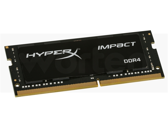 Memoria RAM DDR4 HYPERX Impact (1 x 16 GB - 2666 MHz - CL 15 - Negro)