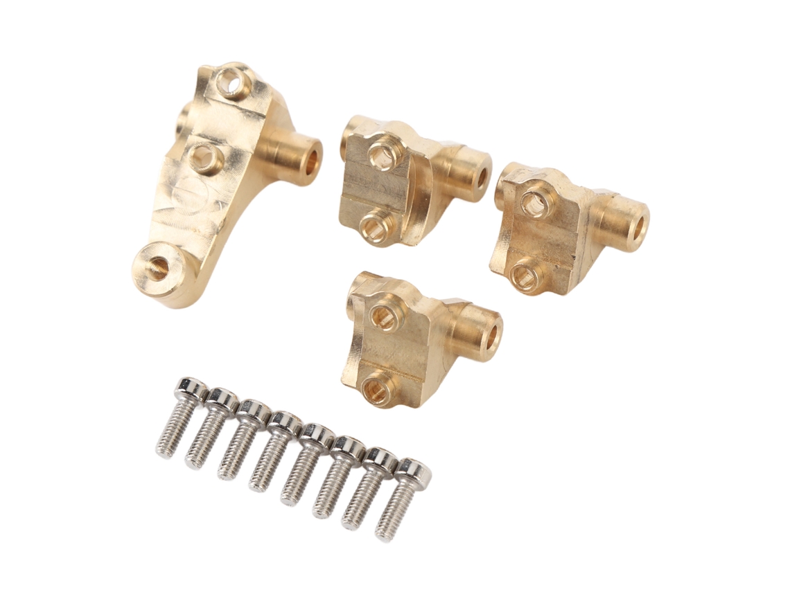 Ymsl Soporte Inferior De Amortiguador De Eje Delantero Y Trasero De Latón Para Piezas De Mejora De Coche Rc Crawler 82056-4 Hxl
