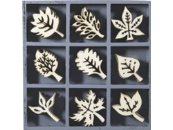 Accesorio Decorativo HEYDA 21-18 521 109 Blanco 45 Piezas