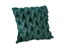 Fundas de almohada navideñas con decoración de árbol de Navidad, ideales para sofás de salón durante el invierno. 4040cm Yunzii (funda de almohada individual)