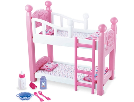 Set de Jugar GIROS Cama Litera para Muñecas 53 cm (Edad Mínima: 3 Años - 55 x 12 x 41 cm)