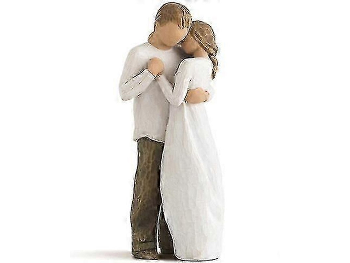 Figura De Pareja Romántica, Estatua De Amor Profundo, Regalo Para Bodas, Aniversarios Y San Valentín.