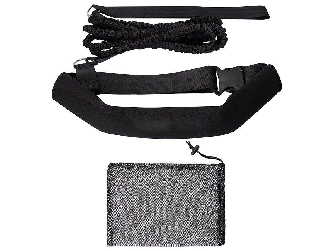 Cinturón de natación ajustable para piscina, cinturón de resistencia, accesorio de entrenamiento de natación para niños y adultos.