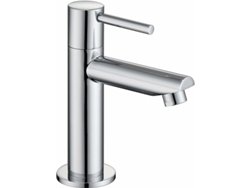 JILLIOPER Grifo de baño cromado con diseño moderno, versátil para cualquier estilo de decoración, incluido el ensamblaje de drenaje