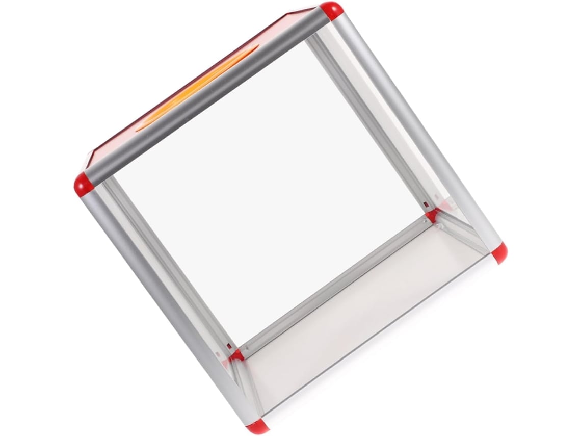 Caja De Recolección Transparente Para Sorteos Y Eventos Festivos. Buzón De Sugerencias.