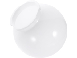 Globo De Luz Acrílico Blanco Lechoso Para Lámpara De Exterior, Accesorio Esférico Sólido