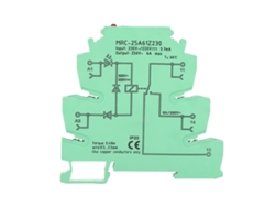Relé De Interfaz Plc Mrc-25a61z230, Ultradelgado, Entrada De 230 Vca/220 Vcc, Contacto 1 Na, 1 Nc