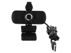 Cámara Web Hd Usb2.0 1080p 2mp Para Enseñanza En Línea, Transmisión En Vivo Y Chat De Vídeo Negro