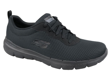 Botas SKECHERS Malla Arejada Mujer (37.5 - Negro)
