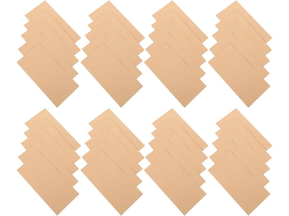 Paquete De 60 Sobres Kraft Marrones De 15 X 7,5 Cm, Autoadhesivos Con Solapa Engomada Para Efectivo.