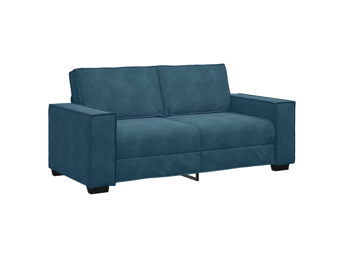 Maison Exclusive - Sofá De 2 Plazas Terciopelo Azul 180x78x84 Cm