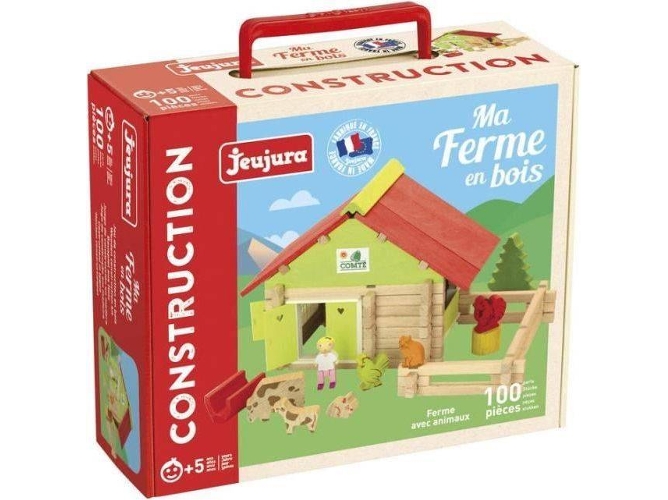 Juego de Construcción JEUJURA Granja con animales