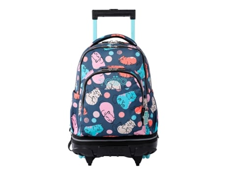 Mochila Escolar Con Ruedas Desmontable Missi Tiza