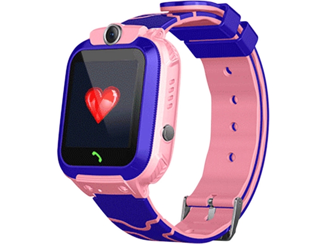 Smartwatch S12A Multifunctional Kids Android/ IOS 1.44'' Rosa