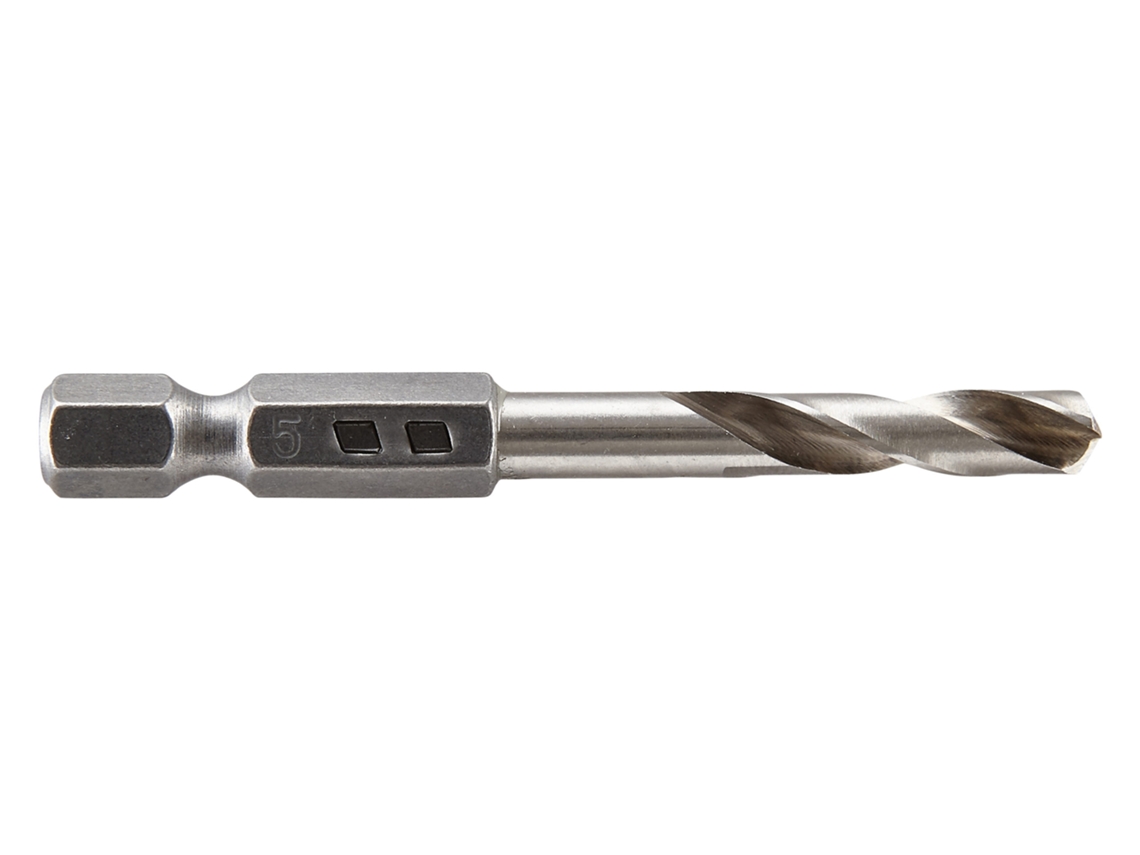Wolfcraft 7259000 - 1 Broca Para Metal Hss Rect., Vást. Hexagonal, Ø 5 X 59 Mm